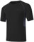 Huayuzh Herren Rashguard T-Shirt Schwimm Shirt Schnelltrocknend Leicht Atmungsaktiv Surfen Angeln Wandern Shortsleeve Top Schwarz L