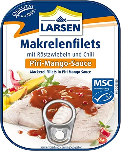 Larsen MSC Makrelenfilets In Piri-Mango-Sauce, 110 g