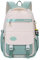 FANDARE Schulranzen Mädchen Junge Schulrucksack Daypacks Büchertaschen für Grund-, Mittel- und Oberschüler Rucksack Hochschule Damen Schultertaschen für Uni Reisen mit Plüsch-Accessoires Grün