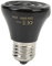 Greensen Mini Infrarot Heizlampe für Reptilien, Keramikheizlampe für 24 Stunden Dauerheizung, natürliches Infrarot, geeignet für Lizards, Reptiles (25W Schwarz)