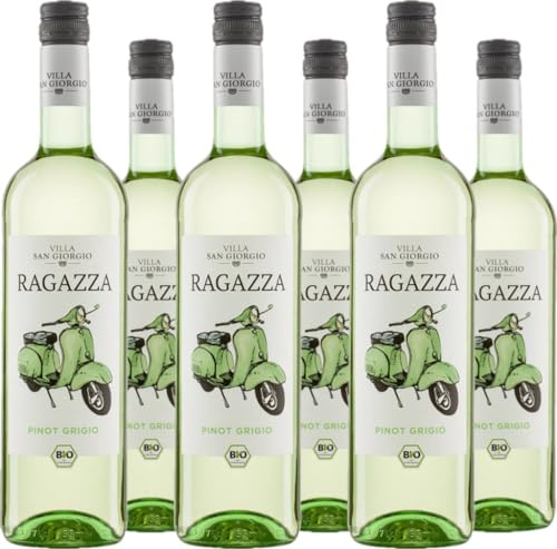 Ragazza 6er Vorteilspaket Pinot Grigio IGT Villa San Giorgio 2022 (6 x 0.75 l)