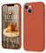ElestBela iPhone 13 Hülle Silikon, Hanyhülle iPhone 13 Ultra Dünn Slim mit Microfiber, Kratzfeste Rundumschutz Case Schutzhülle Hülle für iPhone 13 6.1'' Orange
