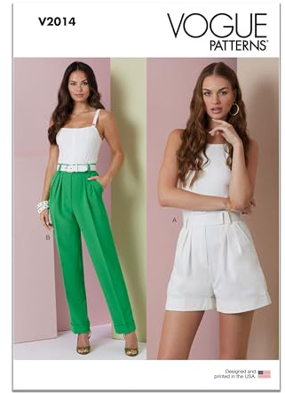 Vogue V2014B5 Damen-Shorts und Hose, B5 (36-38-40-42-44)