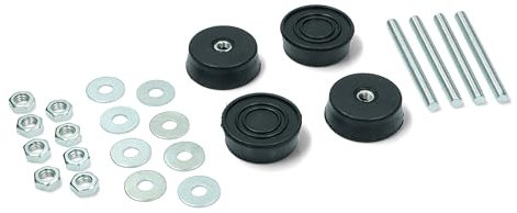 RYELDOM - Kit di 4 Supporti Antivibranti per Climatizzatori