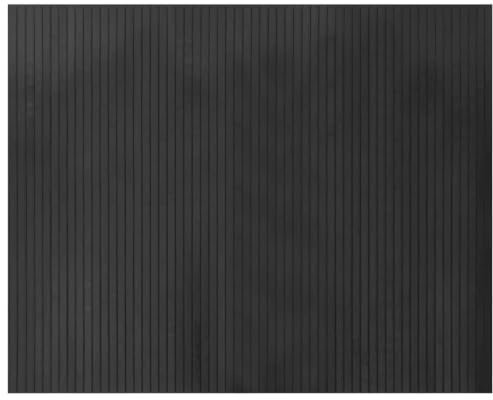 vidaXL Teppich, Bambusteppich Rechteckig, Bambusmatte rutschfest für Wohnzimmer, Läufer Küchenteppich Flurteppich, Modern, Grau 80x100cm Bambus