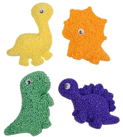 Out of the blue Schaumknete - Foam Putty Spielschaum, kreativer Knetspaß für Kinder, Tierfiguren Verpackung (einzeln, farblich unsortiert)