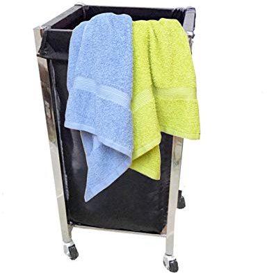 TETEOLALA Trolleys, Kosmetikwagen, Handtuch-Aufbewahrungswagen für Badezimmer, Hotelwagen, Zimmerservicewagen, waschbarer Wäschesortierwagen, Tragkraft 50 kg