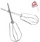 W10490648 Beaters Attachments for KitchenAid Hand Mixer, Stainless Steel Turbo Beaters Compatible with KitchenAid Mixer Replacement KHM2B AP5644233 PS4082859 Parts (2 Pack)