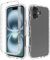 iPhone 16 Plus Case, Ultra Thin 360 [Full Protection] [no dots] [Slim TPU] [Front and Back] [Transparent] [Hard PC Back and Soft TPU Front Case] For Apple iPhone 16 Plus (CLEAR)