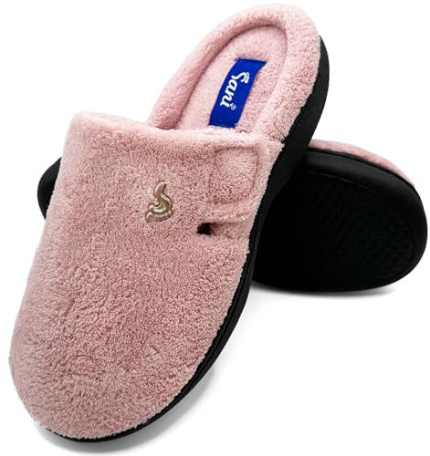 Ciabatte Donna Invernali Regolabili con Strappo Comode da Casa Con Punta Chiusa in Memory Foam Slippers Calde (Rosa, Sistema Taglie Calzature EU, Adulto, Donna, Numero, Media, 39)