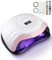 Aokyom Lampada per Unghie,168W Lampada Unghie per Gel e Semipermanent Lampada UV Unghie Professionale Fornetto per Manicure e Pedicure 12 Colori di Strass per Nail Art Set 4 Timer da 10s 30s 60s 99s