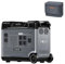 OUKITEL Generador solar Power Station P5000 de 5120 Wh con batería LiFePO4, salidas de 2200 W, 15 enchufes, 1,8 horas de carga rápida, entrada de carga solar de 1000 W para emergencias/interrupción de