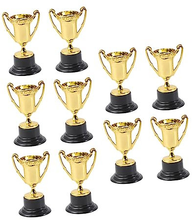 BESPORTBLE 10stücke Kinderpreis Trophäen Preisbecher Wettbewert Belohnungen Kleine Trophäenmodelle Spielgewinn Pokale Für Geburtstag Party Schule