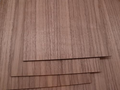 Contreplaqué de noyer américain 5 mm - Matériau laser - Bois de bricolage - Accessoires de modélisme - Bois contreplaqué de noyer - Découpe laser - Matériau de gravure laser - Accessoires architectes