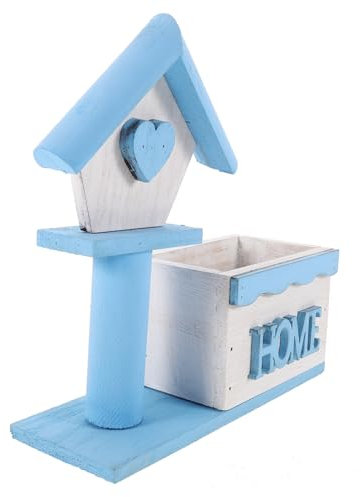 Kisangel Holz Blumenkästen Outdoor Pflanzer Boxen Indoor Blumentopf Kleiner Topf Rustikales