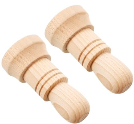 BESTonZON 2 Sets Wooden Garden Pot Makers for Diy Paper Seedling Pots for Nursery and Gardening Supplies
