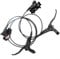 Mountain Bike Hydraulic Disc Brake Set, Left and Right with Aluminum Alloy Levers Calipers, 850mm Front 1450mm Rear Oil Pipe, for MTB Cycling