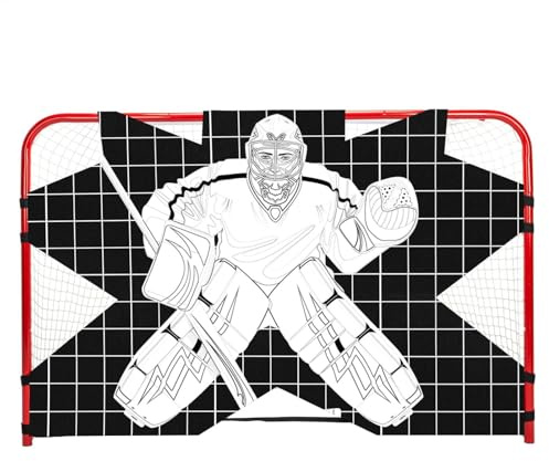 Hockey Net Targets, Accuracy Training and Practicing Tutor, 44,09 x 53,94 Zoll, entzückende Hockey-Trainingsausrüstung für Kinder, Jugendliche, Erwachsene Spieler