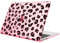 Fintie Hülle Kompatibel mit MacBook Air 13.6 Zoll M4 M3 M2 (2025-2022) A3240 A3113 A2681, Ultradünne Hartschale Schutzhülle Snap Case Kompatibel mit MacBook Air 13.6 Zoll, Rosa Leopard