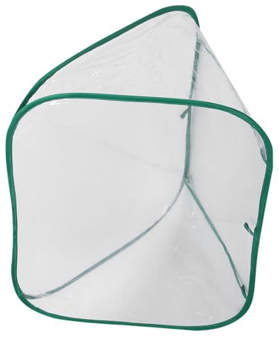 CAXUSD Mini Invernadero Carpa Exterior cámping decoración del hogar pequeño Planta suculentas Mini jardín Invernadero Tienda de Cultivo pequeña de polivinilo Transparente
