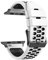 FFHDJL FKM Correa de goma para reloj Apple Watch Band Ultra 1 2 49MM Accesorios de repuesto para reloj Pulsera 9 8 7 6 5 4 SE Series 45mm 44mm 42mm Correas(White,44MM)