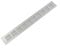 Rejilla de ventilación rectangular de aluminio para armario, baño, cocina, 50 mm de ancho, múltiples opciones de longitud (50 x 400 mm)