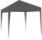 Acomoda Textil - Cenador Gris Desmontable de Fácil Instalación y Transporte 3x3 Metros. Carpa Jardín para Camping y Fiestas de Exterior, Resistente al Sol, Estable y Duradero.
