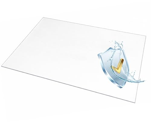 Beautex transparentes Tischset Platzset Tischschutz, abwischbar, mattiert
