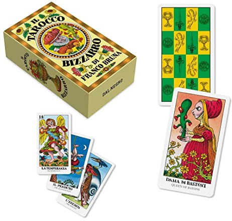 DG Diffusion - Jeu de cartes - Divinatoires - Jeu Tarot Bizarre - 78 Lames