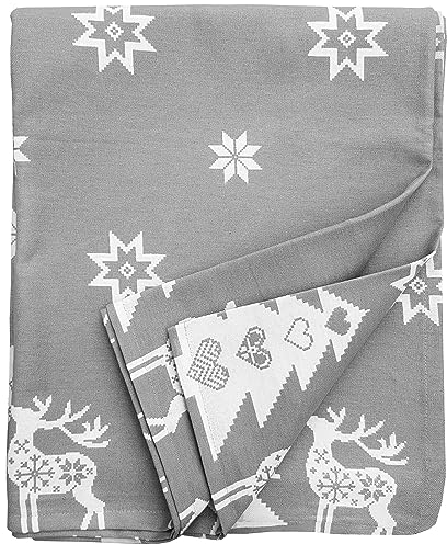 Ragged Rose Tessa Fir Tischdecke, Silber grau