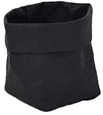 JpGdn Cache-pot de fleurs pour plantes en papier kraft épais, lavable et multi-usages, pour jardin, maison, lot de 1