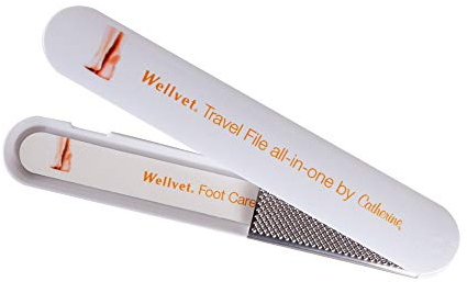 Catherine Wellvet Travel File All-In-One, Nagelfeile, Hornhautfeile, Hornhautraspel