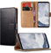 Eximmobile - Bookcase Hülle kompatibel mit Apple iPhone 6S Plus / 6 Plus Bookcover Handytasche in schwarz Booklet Flip Case Cover aufklappbare Schutzhülle mit Fächer Geldfach dünne Tasche Etui