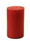 Mehrdochtkerze 3 Docht Kerze XXL Groß Riesen Stumpenkerze Adventskerzen Rubin Rot in 2 Größen mit 15 cm Durchmesser Made in Germany Bis zu 160 Stunden Brenndauer (15x15 CM)