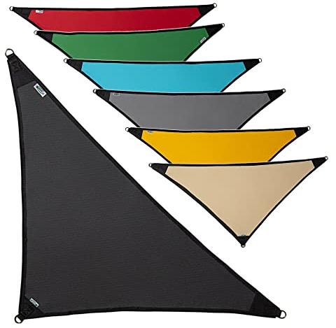 freigarten.de Sonnensegel Wasserdicht Sonnenschutz 100% Schutz vor UV dreieckig 2,0m x 2,0m x 2,8m