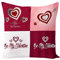 TianWlio Valentinstag Kissenbezug Wohnzimmer Sofa Schlafzimmer Dekoration Kissenbezug Outdoor Kissen Altrosa (B, One Size)