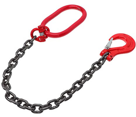 ULTECHNOVO Élingue De Levage Chaîne Robuste Épandeur À Main Élingues De Chaîne De Levage Professionnelles Chaînes De Levage Avec Crochet Levage De Poids Élingue De Chaîne Durable Élingue De