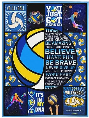 Volleyball-Fleecedecke, Queen-Size-Decke, weich, leicht, Plüsch, flauschig, gemütlich, Luxus-Mikrofaser
