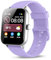 Smartwatch Uomo Donna, 1.8'' Orologio Smartwatch Uomo con Chiamate e Risposta, Alexa Integrato, Impermeabile IP68 Fitness Tracker con Cardiofrequenzimetro/SpO2/Sonno, 110 Modalità Sport (Viola, 1.8)
