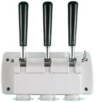 Set Of Front Panel White Valve Block Fittings ,Compatible For BQL825 Soft Serve Machine Spare Parts Commercial Ice Cream Makers Accessories