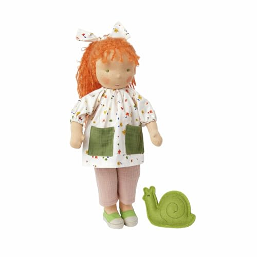 Käthe Kruse Waldorfpuppe ELSA I Zertifizierte Waldorfpuppe mit angedeuteten Gesichtszügen für Kinder ab 0 Jahre I In Handarbeit