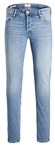JACK&JONES Pack of 5 Basic Boxer Briefs Logo Print Design JacLee., Light Blue Stone, 29W x 30L