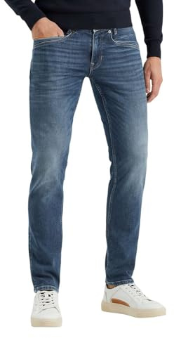 PME Legend Herren Jeans SKYRAK - Regular Fit - Blau - Horizon Mid Blue Stretch, Größe:34W / 38L, Farbe:Horizon Mid Blue HMB