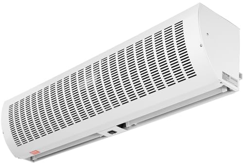 VEVOR Commercial Indoor Air Curtain 1.1m Super Power 2 Speeds 2292m³/h UL Listed Wall Mounted Air Curtains for Doors Indoor Fan Over Door with Neck End Switch