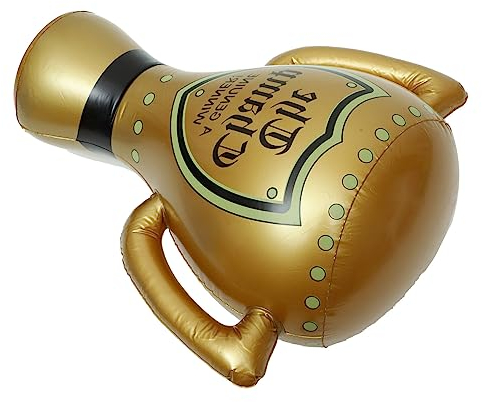 Yardwe 3 Pz Giocattolo Trofeo d'oro Decorazioni per Feste Trofeo Creativo Coppa Trofeo Grande Coppa del Trofeo Giocattoli Gonfiabili Trofeo Divertente Premio Bambino Gonfiabile
