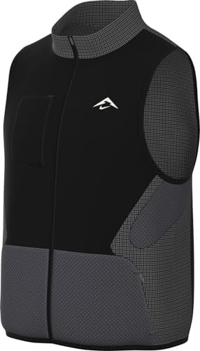 Nike Jacket M Nk Trail Aireez Vest, Black/Anthracite/Summit White, FN4004-010, L