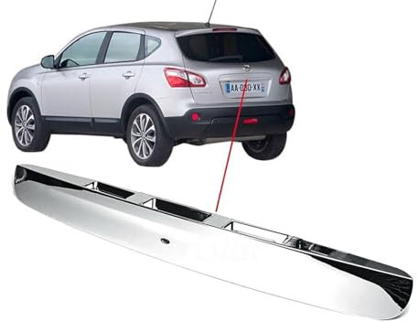 Pro-Plip poignée de coffre arrière hayon compatible pour Qashqai Blanc Chrome brillant Avec ou Sans Camera I-Key 90812JD20H