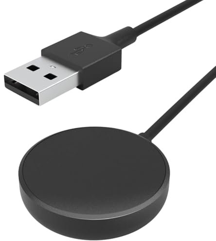 pluX Compatible with Samsung Galaxy Watch 7/6/6 Classic / 5/5 Pro/4/4 Classic/3 Charger,Wireless Charging Cable Dock for Samsung Galaxy Watch Active/Active 2-100cm