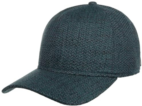 Borsalino Wool Mix Cap Wollcap Basecap Baseballcap Damen/Herren - Made in Italy mit Schirm, Futter, Klettverschluss, Klettverschluss Frühling-Sommer