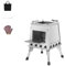 Estufa De Campamento Estufa De Leña, Estufa De Leña Portátil, Estufa De Cocina De Camping Desmontable Con Bolsa De Transporte, Para Barbacoa, Picnic, Cocina, Camping(White,19cm/7in)